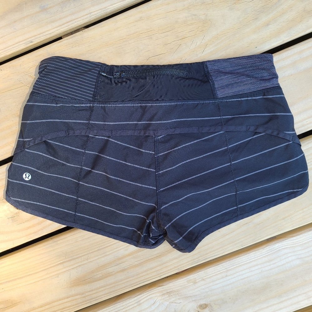 Lululemon Speed Shorts Black Slalom